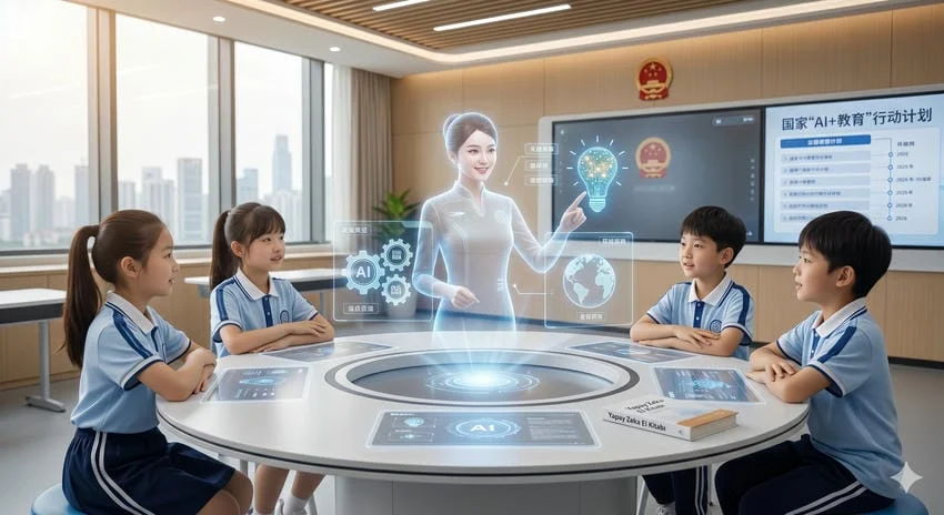 Çin’den Dev Adım: Yapay Zekâ İlkokuldan Yaşam Boyu Eğitime Kadar Müfredata Giriyor