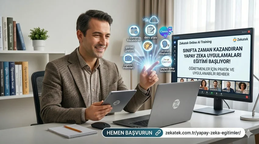 Öğretmenler İçin Uygulamalı Uzaktan Yapay Zeka Eğitimleri Başlıyor! (Başvurular Açıldı)